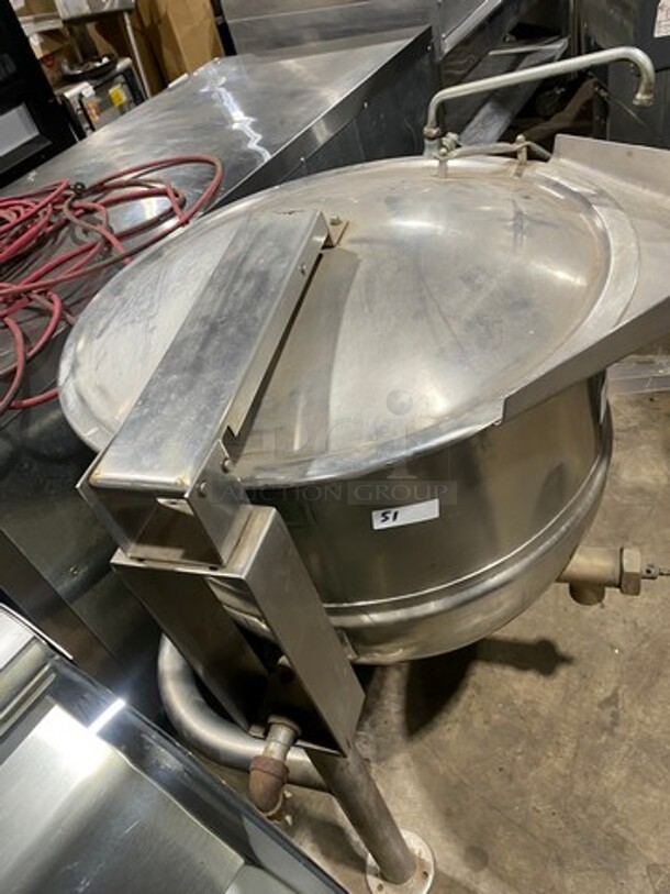 Groen Commercial Direct Steam Tilted Soup Kettle! All Stainless Steel! On Legs! - Image 2 of 8
