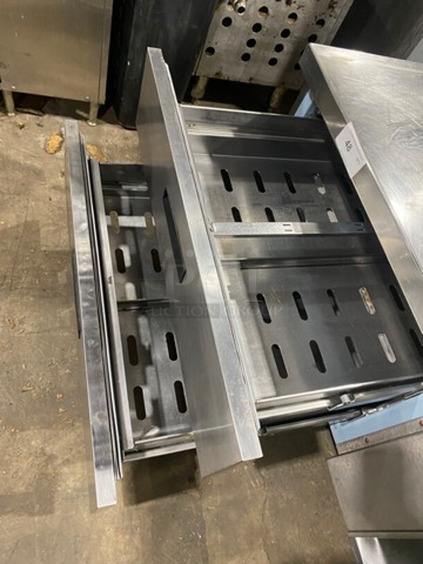 Delfield Commercial Refrigerated 2 Drawer Chef Base! All Stainless Steel! On Casters! SN: 1509150000570 115V 60HZ 1 Phase - Image 5 of 9