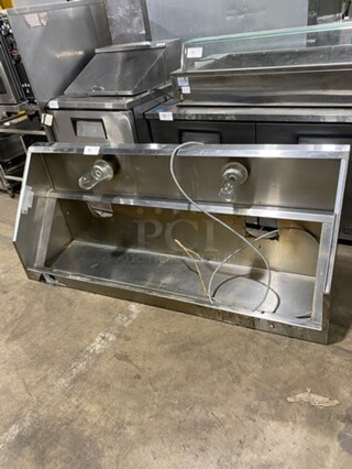 NAKS ALL STAINLESS STEEL COMMERCIAL Exhaust Hood Without Exhaust Damper! LBOX SERIES