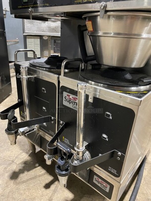 Curtis Commercial Countertop Dual Coffee Brewing Machine! With Hot Water Dispenser! With Satellite Coffee Server! All Stainless Steel Body! On Small Legs! Model: SCGEM612ILD10 SN: 10537888 220V 60HZ 1 Phase - Image 7 of 8
