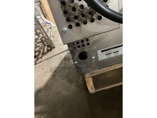 American Range MSD-2-GL Majestic Stainless Steel Commercial  Natural Gas Powered Full Size Convection Oven w/ View Through Door, Solid Door, Metal Oven Racks and Thermostatic Controls on Commercial Casters! Working When Removed! - Image 5 of 6