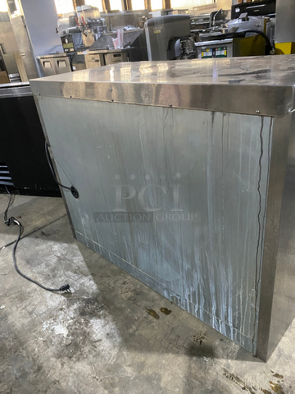 Beverage Air Commercial 2 Door Back Bar Cooler! With View Through Doors! With Poly Coated Racks! All Stainless Steel! Model: BB48GSY1S27LED SN: 11507923 115V 60HZ 1 Phase - Image 4 of 9