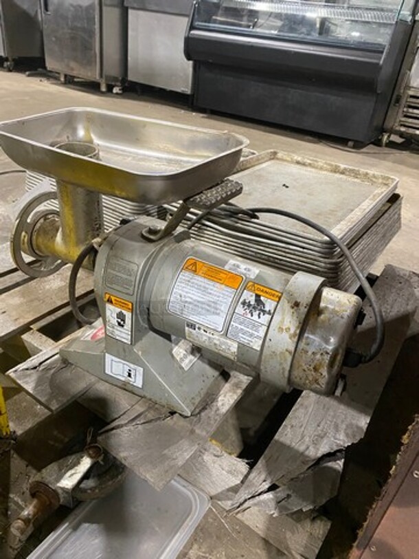 Fleetwood Commercial Countertop Meat Grinder! All Stainless Steel! Model: PSA25HD 115V - Image 3 of 8