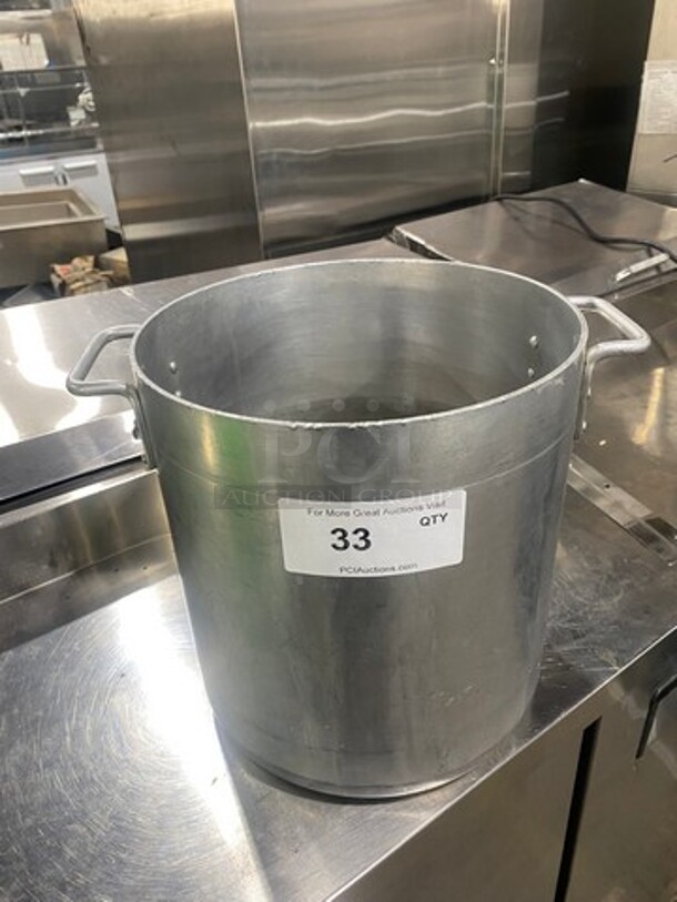 Metal Stock Pot! With Side Handles! - Image 1 of 4