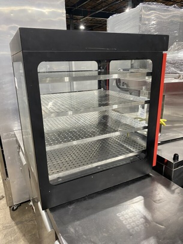 2019 Late Model! Hebvest Counter Top Hot Display Case Merchandiser! Model PD04HT Serial C851903018-UF7W! 120V 1 Phase!  - Image 2 of 8