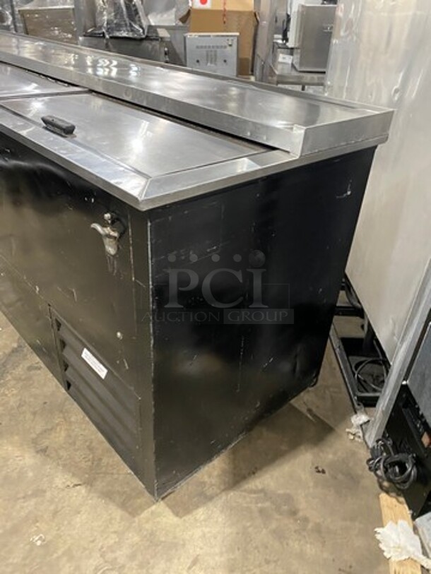 Migali Commercial Bar Back Beer Bottle Cooler! With 3 Sliding Stainless Steel Top Doors! Model: HBC95 SN: 2009020157 115V 1 Phase - Image 2 of 8