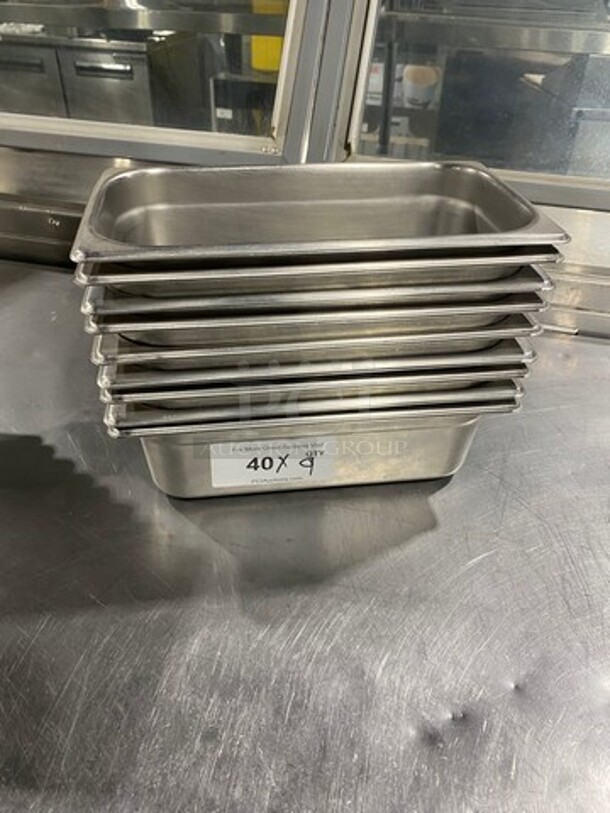 Commercial Steam Table/ Prep Table Food Pans! All Stainless Steel! 9x Your Bid! - Image 1 of 4