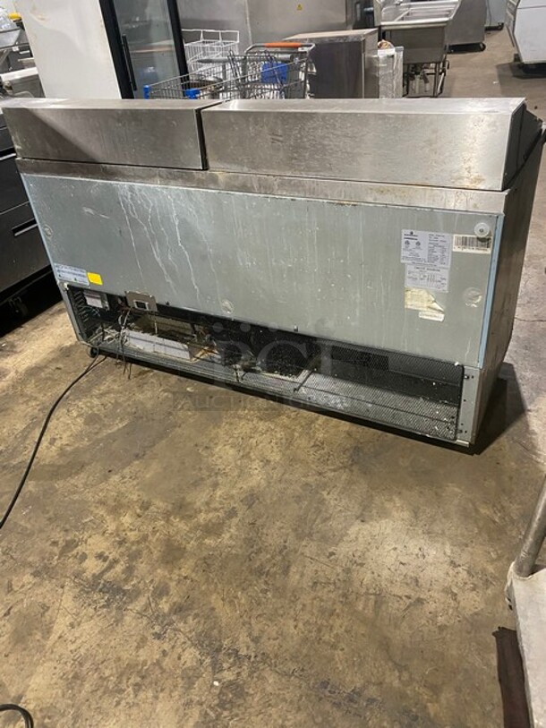 Kelvinator Commercial Refrigerated Sandwich/Salad Prep Table! With 3 Door Storage Space Underneath! All Stainless Steel! Model KCHMT70.30 Serial 20820002! 115V! - Image 3 of 11