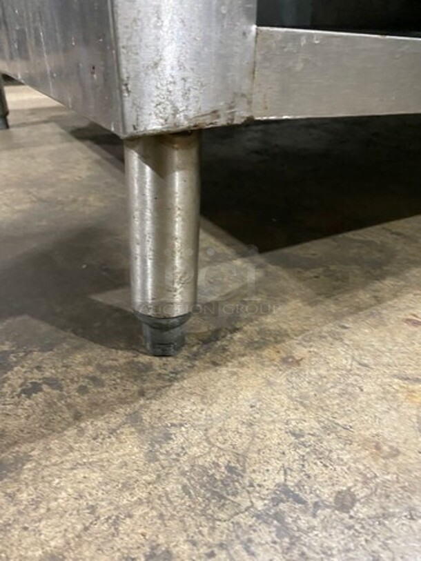 Commercial Electric Powered Steam Table! With Storage Space Underneath! All Stainless Steel! On Legs! - Image 7 of 8