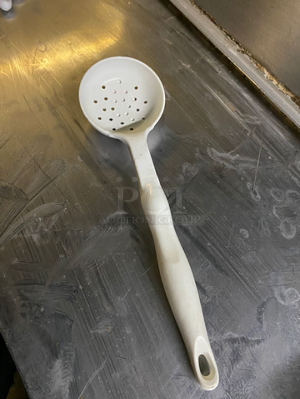 ALL ONE MONEY! 4OZ Perforated Serving Spoons! - Image 2 of 5