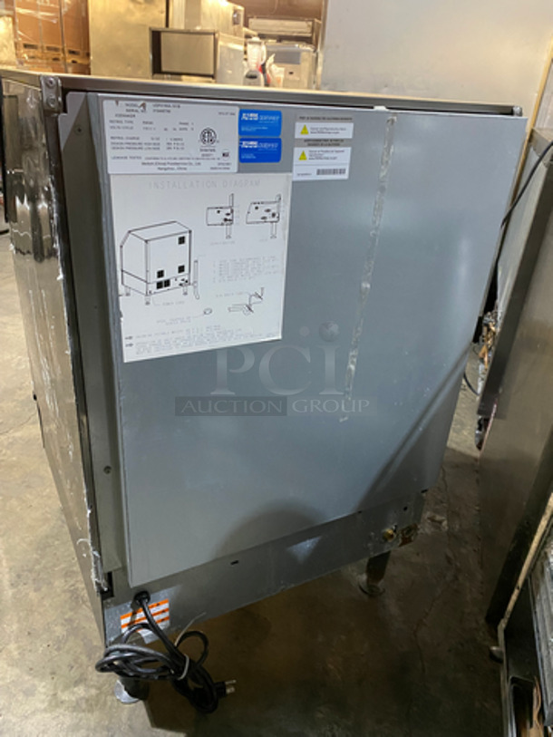 COOL! LATE MODEL! Manitowoc Commercial Ice Machine Head! Stainless Steel Body! On Legs! Model: UDF0190A161B SN: 310465780 115V 60HZ 1 Phase - Image 4 of 9