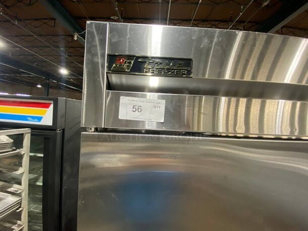True Commercial 2 Door Reach In Freezer! All Stainless Steel! On Casters! Model: T49F SN: 7253947 115V 60HZ 1 Phase - Image 2 of 7