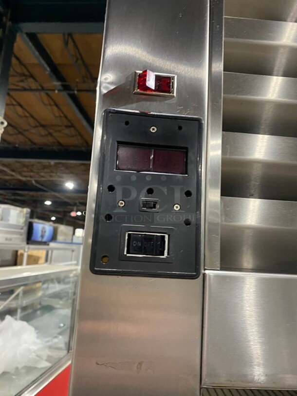 Traulsen Commercial Single Door Reach In Cooler Merchandiser! With View Through Door! Poly Coated Racks! All Stainless Steel! Model: UR30WT SN: 219617 115V 60HZ 1 Phase - Image 8 of 9