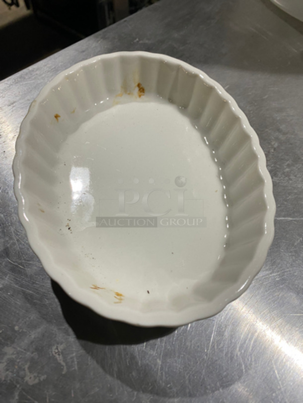 ALL ONE MONEY! DAD White Ceramic Oval Ramekin Dish! - Image 3 of 7