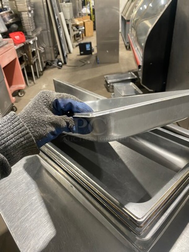 Commercial Steam Table/ Prep Table Food Pans! All Stainless Steel! 6x Your Bid! - Image 3 of 5