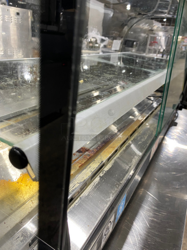 SWEET! LATE MODEL! 2020 Skyfood Commercial Full-Service Countertop Heated Display Case! Glass All Around! With Curved Front Glass! With Back Access Doors! Model: FWDC2438 SN: 745794 120V 60HZ 1 Phase - Image 5 of 7