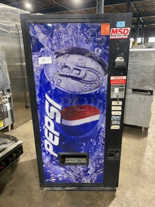 Vendo Commercial Drink Vending Machine! With Bill And Coin Acceptor! With Keys!