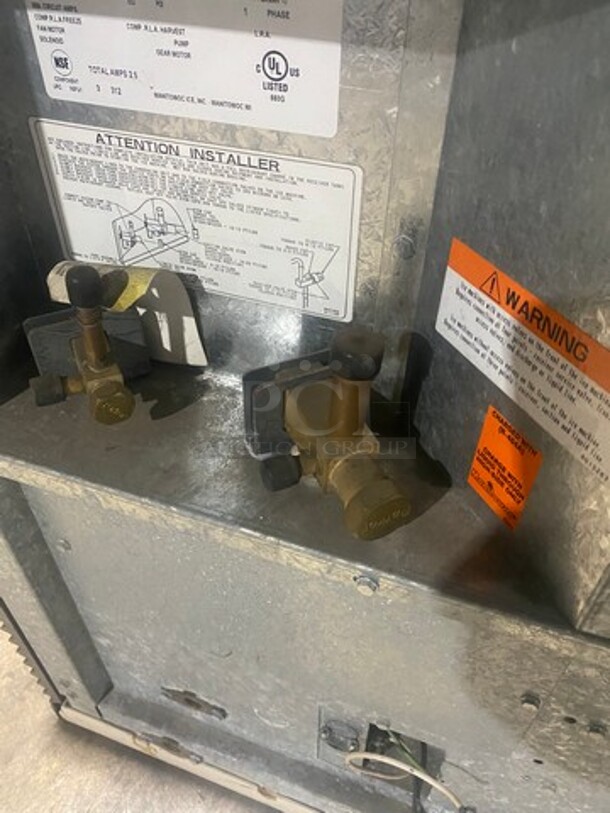 Manitowoc Commercial Ice Machine Head! Stainless Steel Body! Model: SY1074C SN: 040965819 115V 60HZ 1 Phase - Image 6 of 6