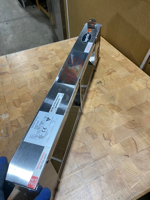 NEW! APW Wyott High Wattage Calrod Strip Warmer With Toggle Controls! MODEL FD24H SN:8021122010024 120V 1PH! Working!  - Image 9 of 9