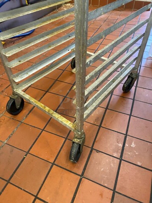 Channel Metal Commercial Pan Transport Rack! On Casters! Model: 401AC - Image 4 of 5