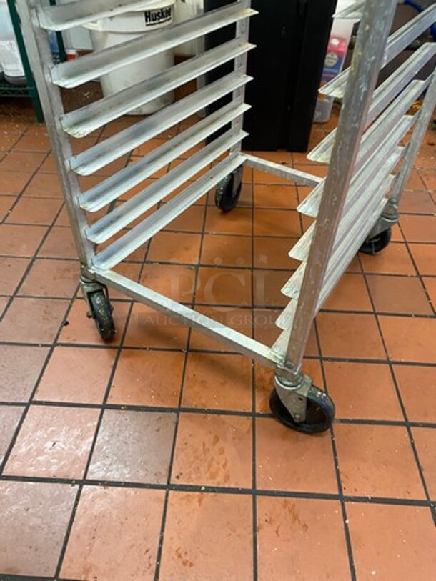 Channel Metal Commercial Pan Transport Rack! On Casters! Model: 401AC - Image 4 of 5