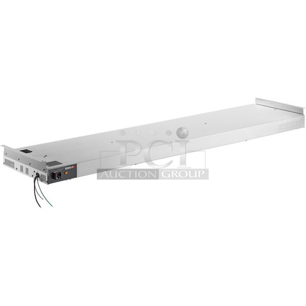 BRAND NEW SCRATCH AND DENT! 2023 ServIt 423SWTD60 60" High Wattage Double Strip Warmer with On/Off Toggle Controls and 3" Spacer. 120 Volts, 1 Phase. - Image 1 of 3