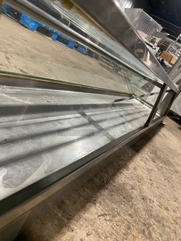 Yoshimasa Commercial Countertop Refrigerated Sushi Display Case Merchandiser! With Slanted Front Glass! Stainless Steel Body! - Image 5 of 8