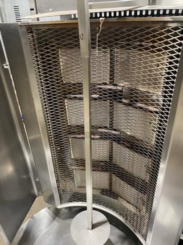 LATE MODEL! 2017 Inoksan Commercial Natural Gas Powered Kebab/ Gyro Machine! All Stainless Steel! Model: PDG400N SN: 37011908007 115V - Image 5 of 9