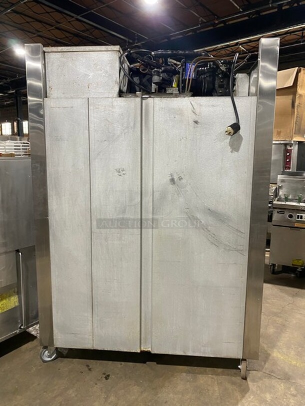 Traulsen Stainless Steel Two Door Reach In Freezer! On Commercial Casters! Working When Removed! MODEL ALT232WUT SN:227187 208-115V 1PH - Image 3 of 10