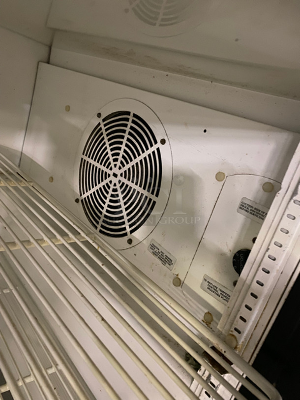 True Commercial Work Top Cooler! With 2 Door Storage Space Underneath! With Poly Coated Racks! All Stainless Steel! On Casters! Model: TWT67 SN: 7838247 115V 60HZ 1 Phase - Image 6 of 8