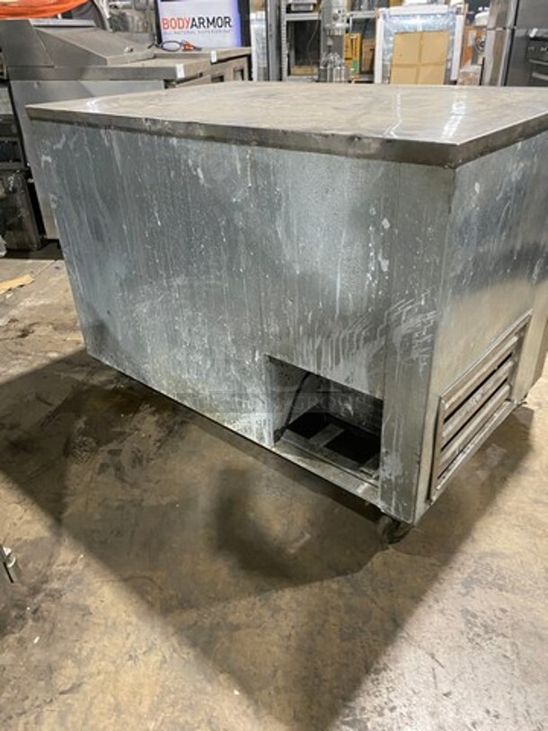 Cool Tech Commerical Refrigerated Lowboy/ Worktop Cooler! With Single Door And 2 Drawer Storage Space! All Stainless Steel! On Casters! Model: CMPH48LBD SN: Q113014 120V 60HZ 1 Phase - Image 3 of 8