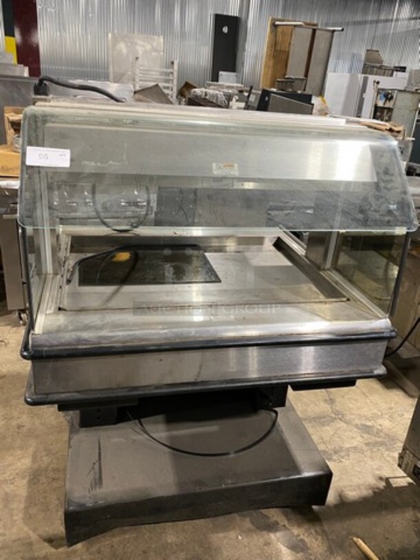 Henny Penny Commercial Buffet Style Heated Food Serving Station! With Sneeze Guard! Model: HMI103 SN: JE1001023 120/208V 60HZ 1 Phase