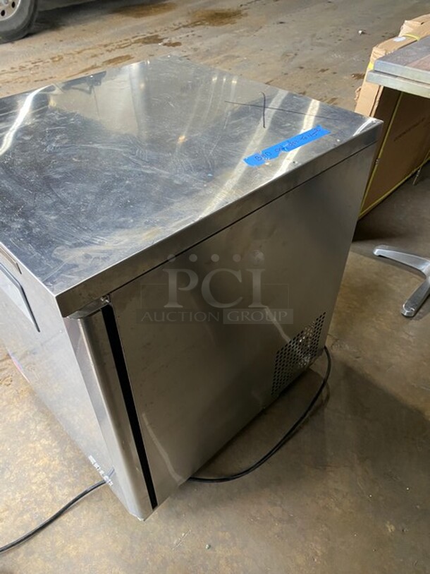 Turbo Air Commercial Single Door Lowboy/ Worktop Cooler! All Stainless Steel! Model: MUR28N711S SN:H2MU2R0E8007 115V  - Image 2 of 7