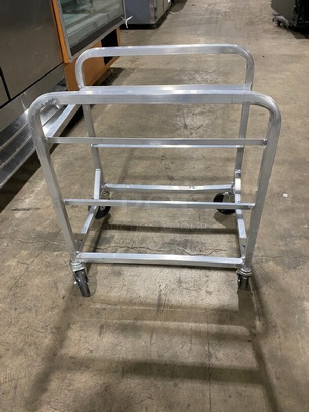 Channel Metal Commercial Pan Transport Rack! On Casters! - Image 2 of 5