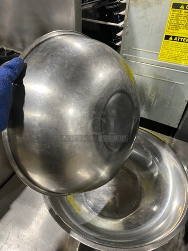 Stainless Steel Mixing Bowls! 2x Your Bid! - Image 3 of 3
