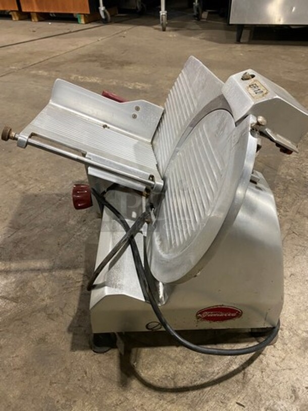Fleetwood Commercial Countertop Deli/Meat Slicer! All Stainless Steel! Model: EF12 SN: EF12D977274 115V 60HZ 1 Phase - Image 3 of 10