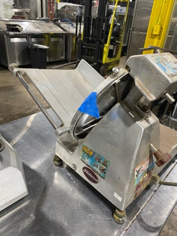 Fleetwood Commercial Countertop Deli/ Meat Slicer! All Stainless Steel! Model: M250S 115V 60HZ 1 Phase - Image 4 of 9