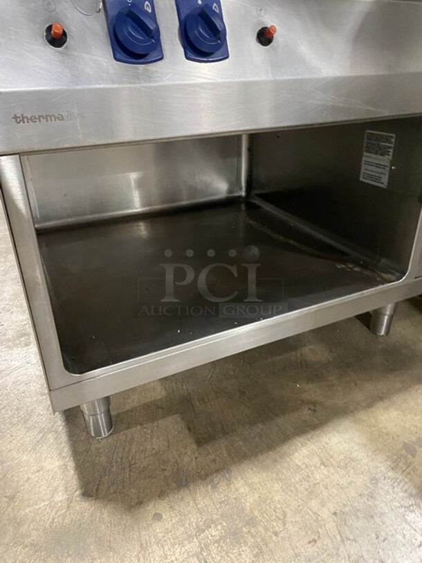 Electrolux Natural Gas Powered All Stainless Steel Plancha Flat Grill! ERMA Edition! Built On Stainless Steel Stand! On Legs! - Image 7 of 9
