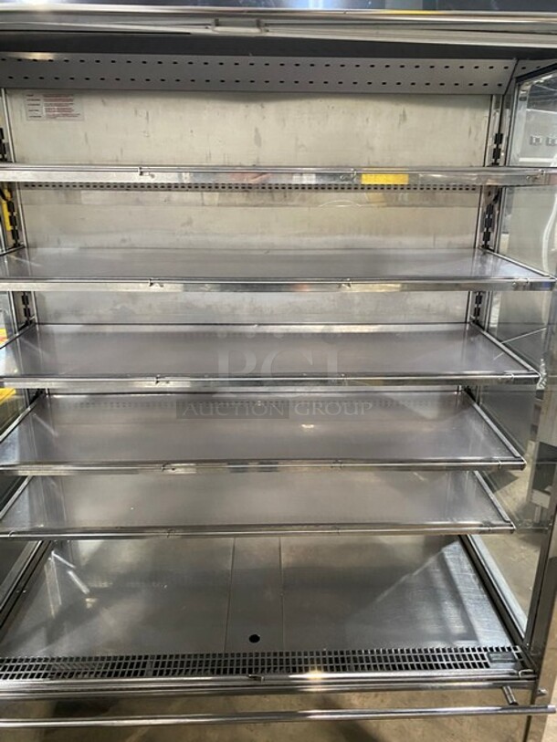 2015 Karlos Stainless Steel Commercial Grab N Go Open Merchandiser! On Casters! MODEL 1250 M2 SN: 43670 230V  - Image 5 of 10
