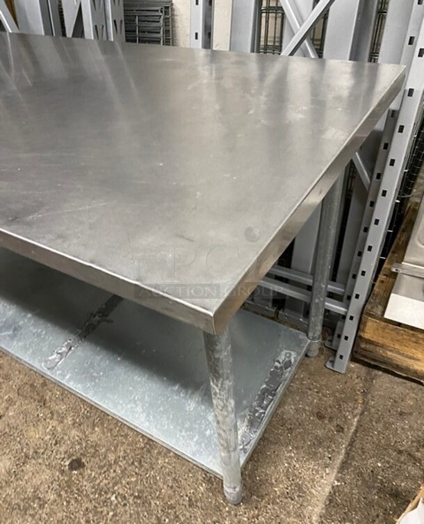 Stainless Steel Commercial Worktable With Shelf Underneath! - Image 3 of 5