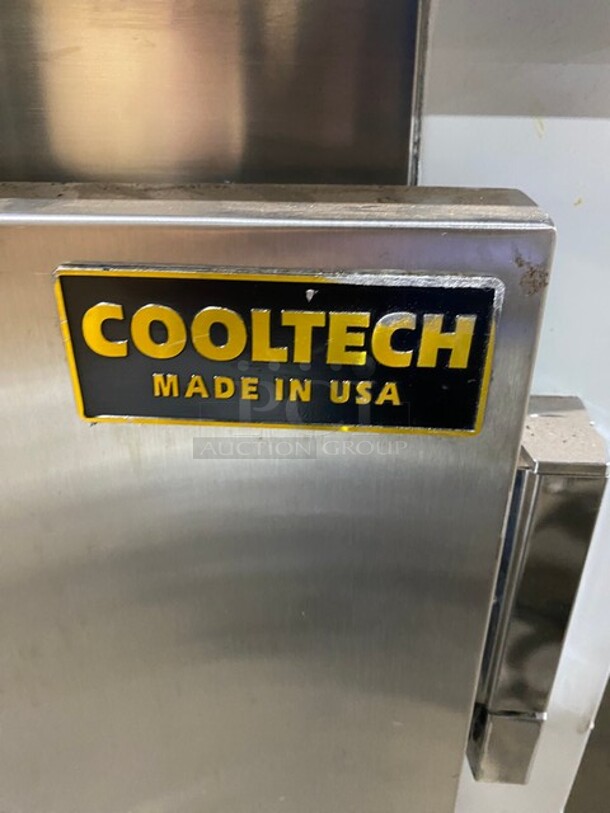 2017 Cool Tech Commercial 2 Door Lowboy/Worktop Freezer! All Stainless Steel! On Casters! MODEL CUST-48LB-F SN: 64417 120V - Image 11 of 11