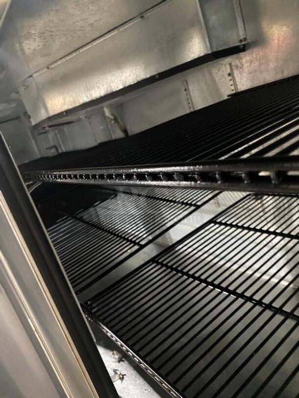 True Commercial 3 Door Back Bar Cooler! Poly Coated Racks! All Stainless Steel! Model: TBB4S SN: 8171288 115V 60HZ 1 Phase - Image 6 of 9