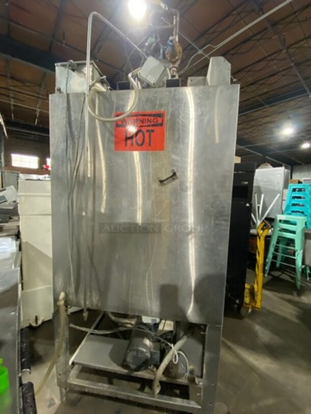 Douglas Machines Commercial Electric Powered Dishwasher Machine! All Stainless Steel! On Legs! Model: UTM10ELEL SN: 1110000 480V 60HZ 3 Phase - Image 4 of 12