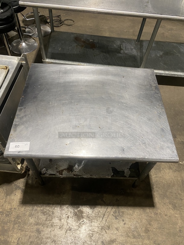 Stainless steel Commercial Work/prep table with Undershelf!  - Image 2 of 5