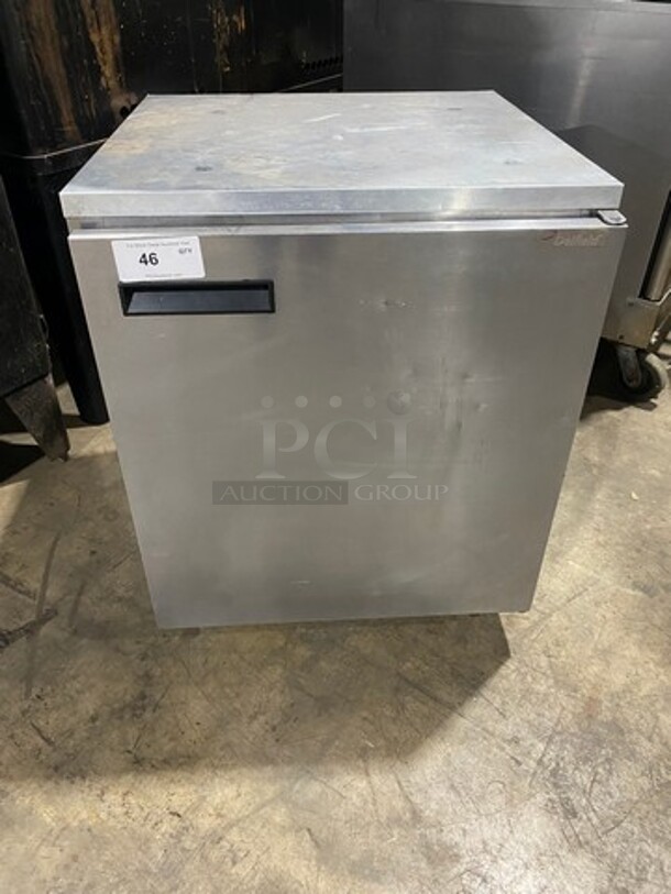Delfield Commercial Single Door Lowboy/ Worktop Cooler! All Stainless Steel! On Casters! Model: 406CACHIP1 SN: 1503152001684 115V 60HZ 1 Phase - Image 1 of 8