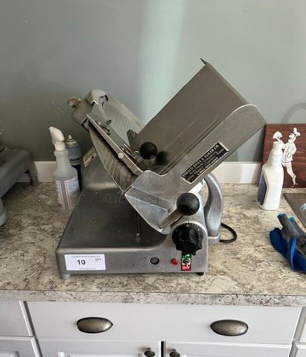 Berkel Commercial Countertop Deli/ Meat Slicer! All Stainless Steel! WORKING WHEN REMOVED!
