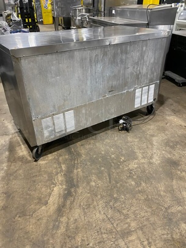 Beverage Air Commercial 2 Door Lowboy/Worktop Cooler! All Stainless Steel! On Casters! Model: WTR60A SN: 5902580 115V 60HZ 1 Phase - Image 3 of 8