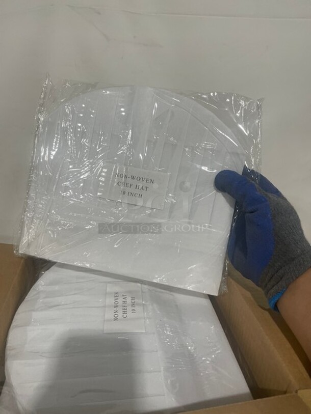 New 10" Non Woven Chef Hats! - Image 3 of 7