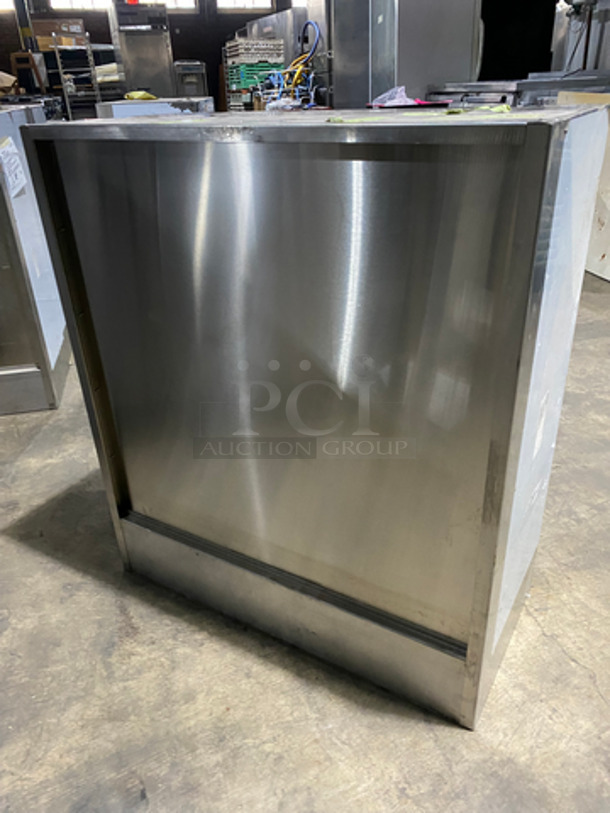 Commercial Heavy Duty 2 Door Wall Storage Cabinet! Solid Stainless Steel! - Image 4 of 7