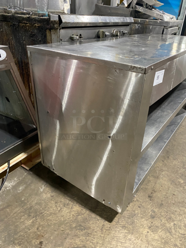 WOW! Commerical Custom Made Prep/ Worktop Counter! With Shelf Storage Underneath! All Stainless Steel! On Casters! - Image 2 of 5